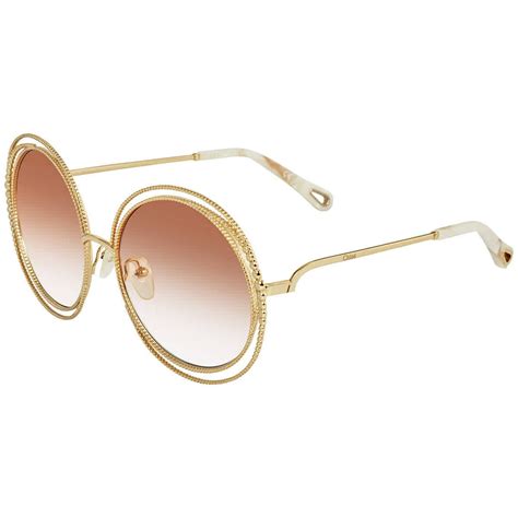 chloe glasses gradient|Chloé 53mm Gradient Round Sunglasses .